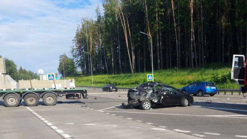 Семья попала в ДТП в Минском районе